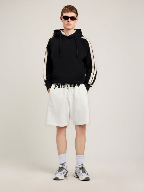Back Curved Logo Track Hoodie